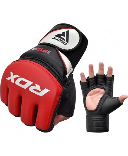 RDX MMA Grappling Gloves in Red